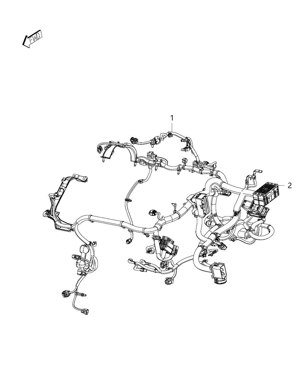 Mopar 68111041AD Wiring-Engine