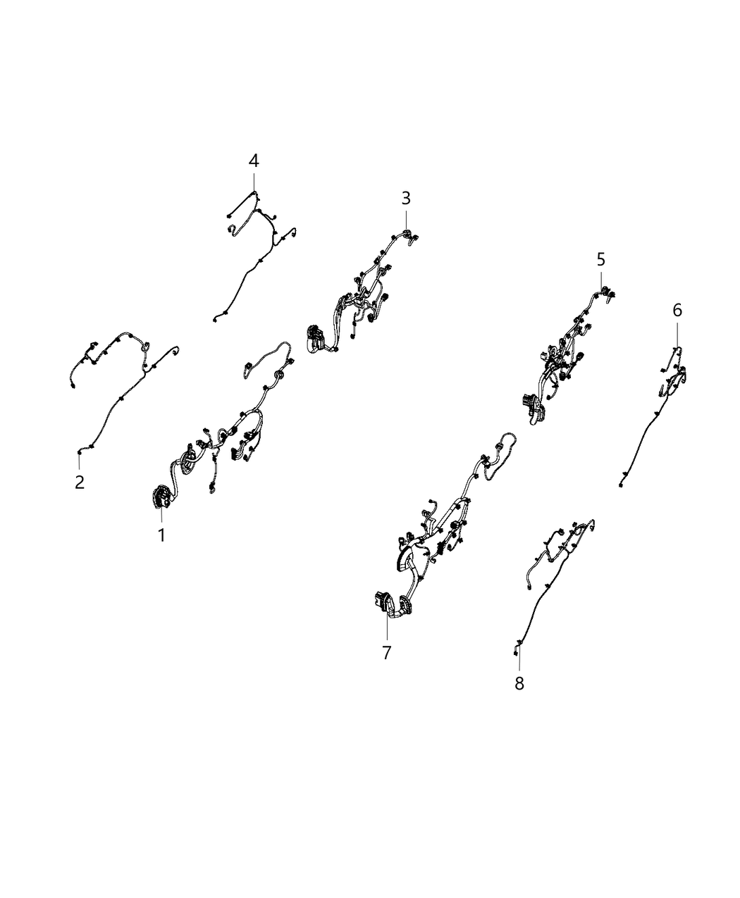 Mopar 68488527AA Wiring-Front Door