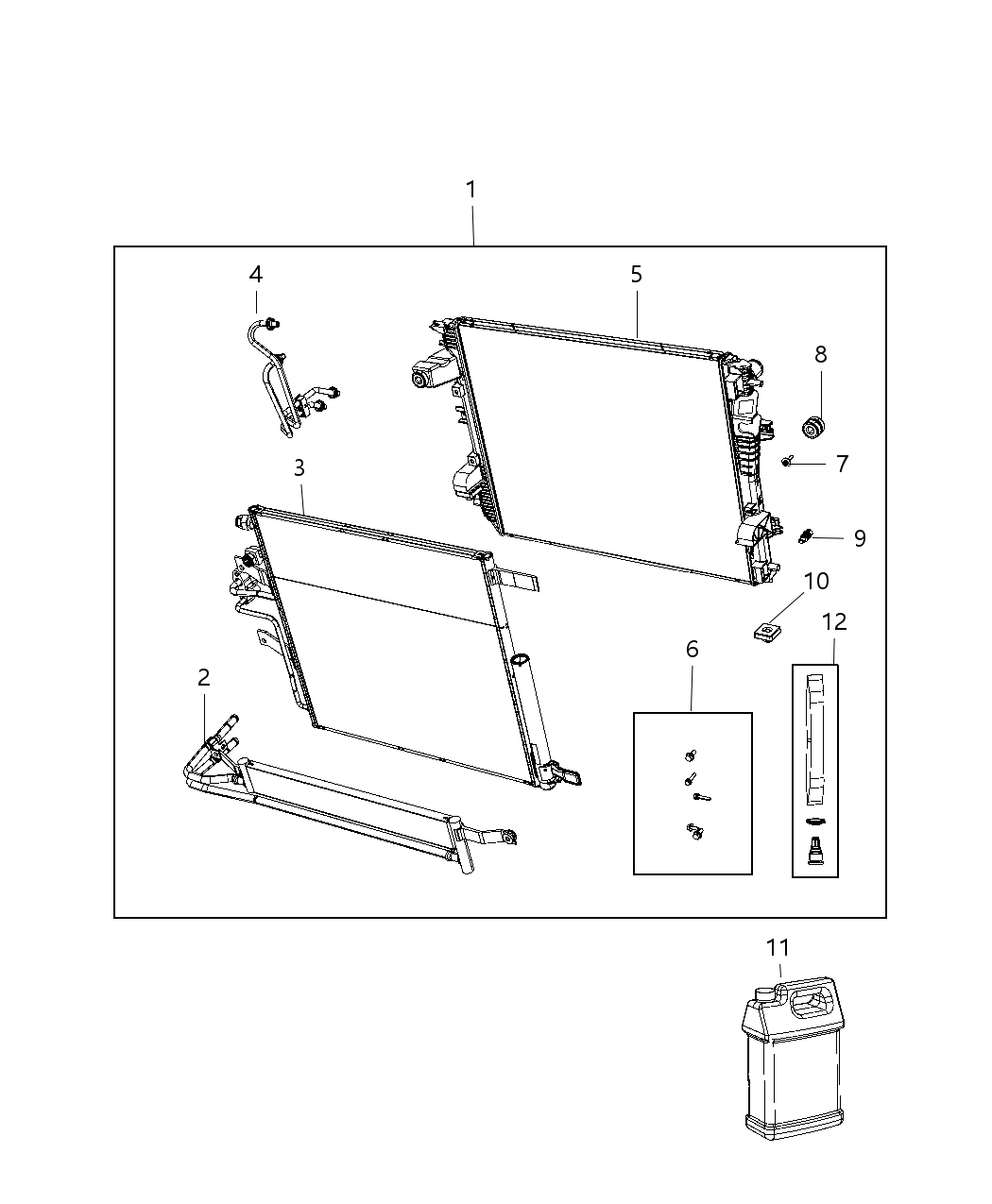 Mopar 68268591AA Module-Cooling