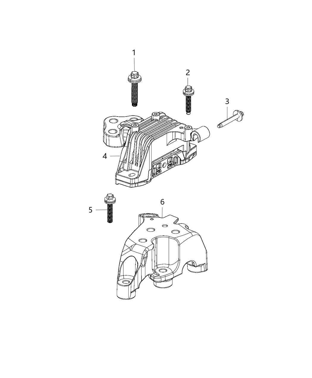 Mopar 68325563AC Bracket-Transmission Mount