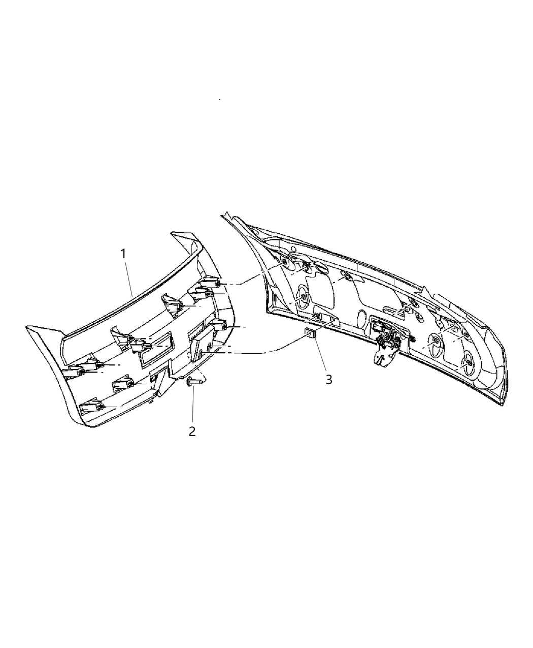 Mopar UM74BD5AE Panel-LIFTGATE Trim