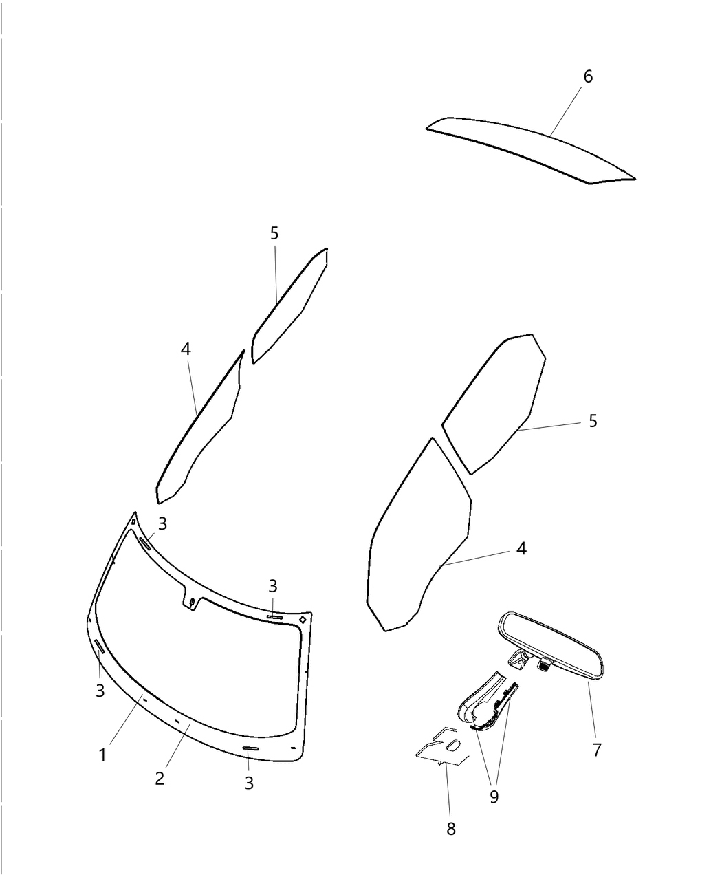 Mopar 68044801AC BACKLITE