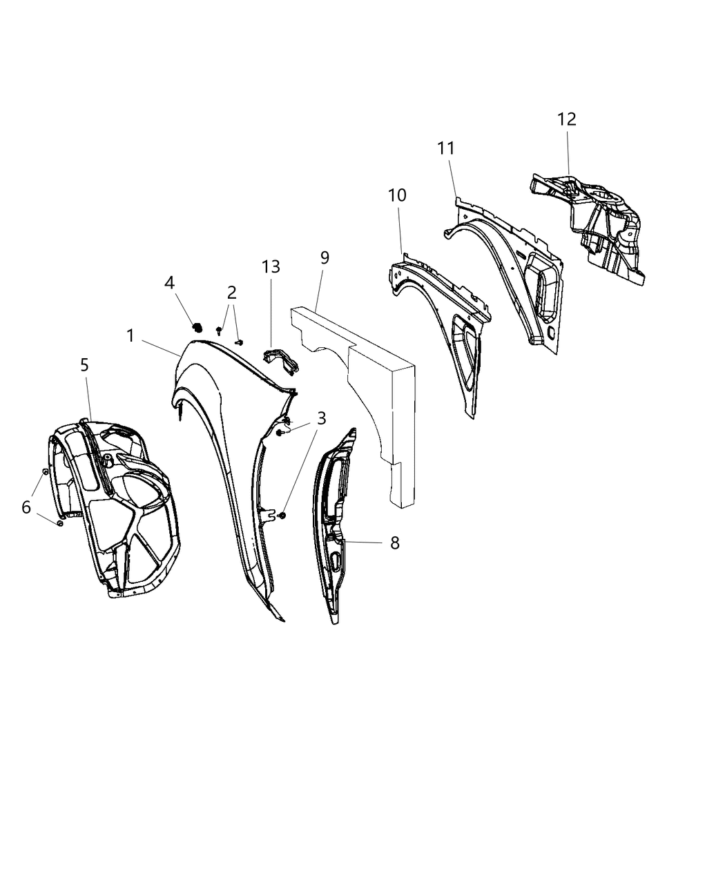 Mopar 68223873AB Splash