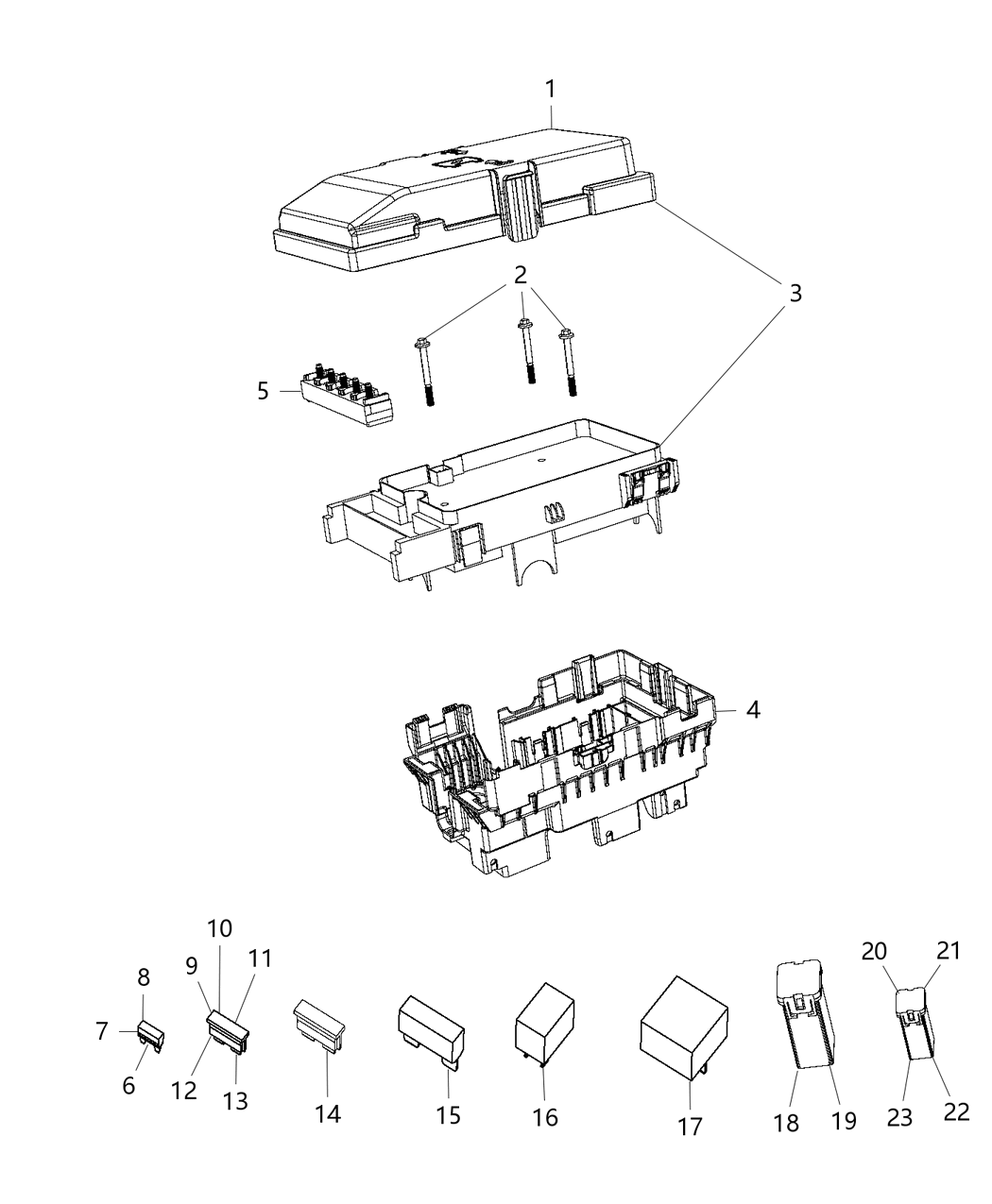 Mopar 68264526AD Center-Intelligent Power