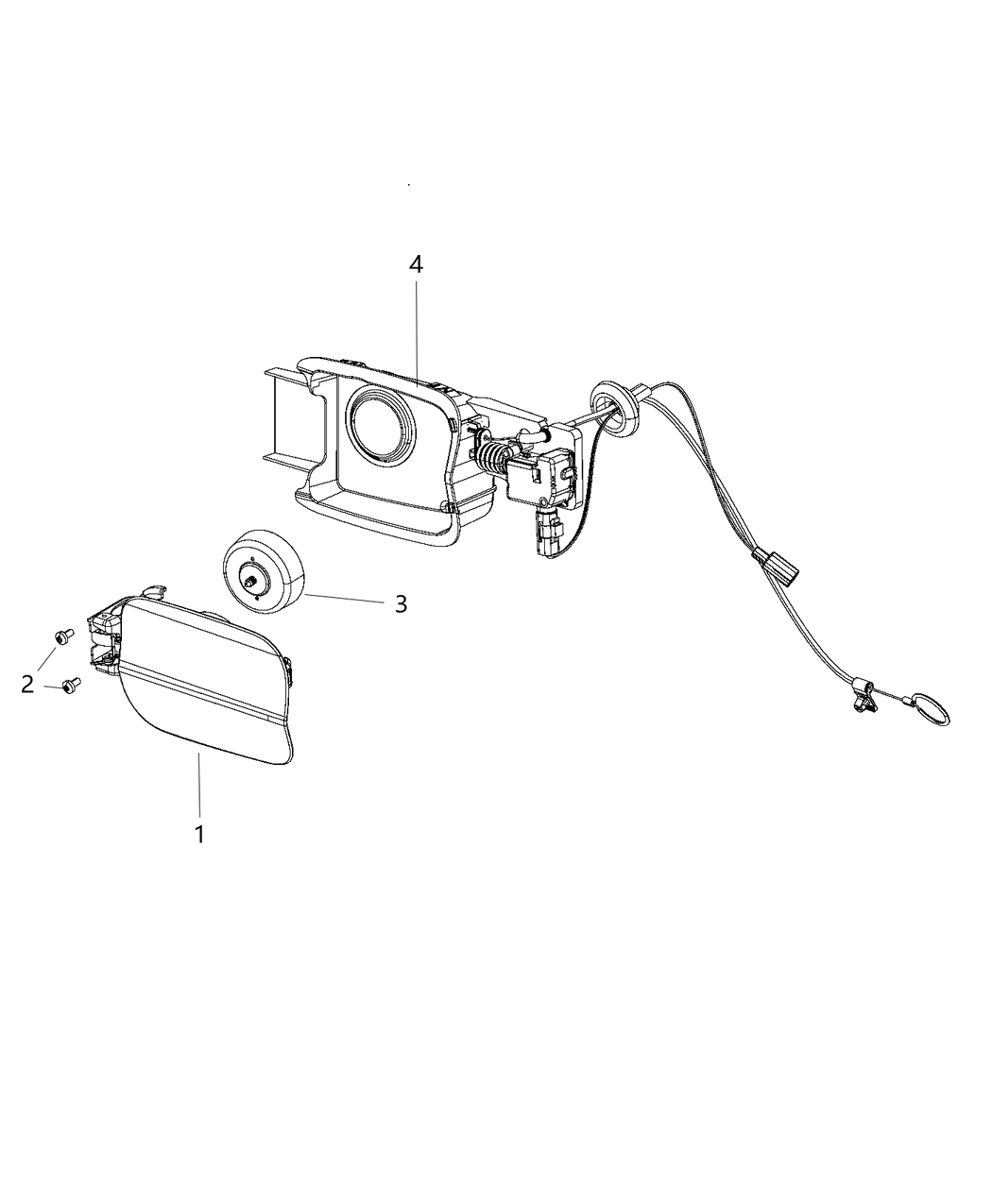 Mopar 68040389AD Door-Fuel Fill