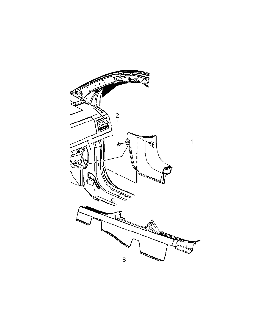 Mopar YF05DK2AE Plate-SCUFF