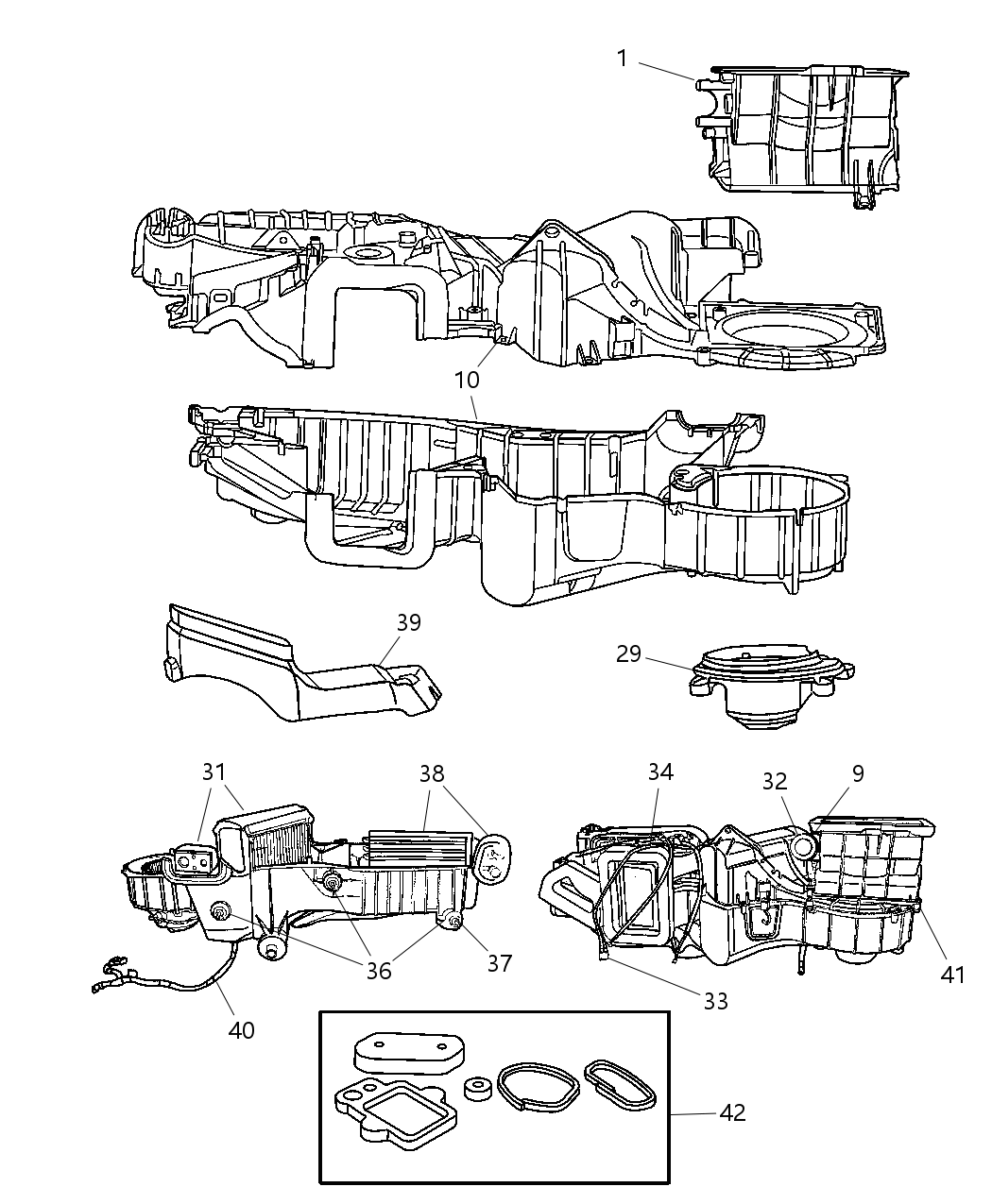 Mopar 5104688AA EVAPORATR-Air Conditioning