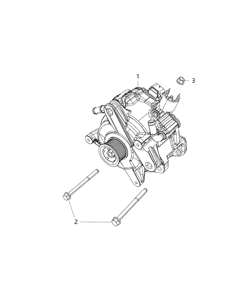 Mopar 5185014AE Starter-Belt Driven