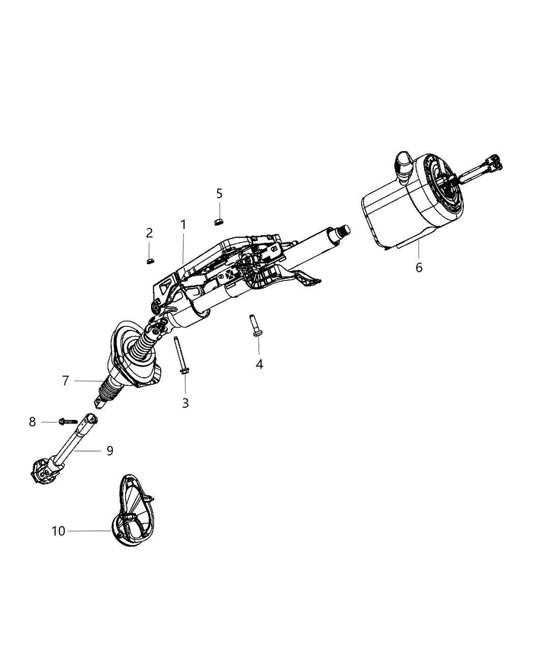 Mopar 68140568AA Column-Steering