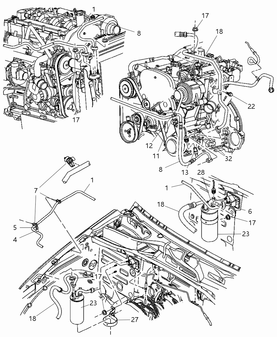 Mopar 55037737AD Line-A/C Suction