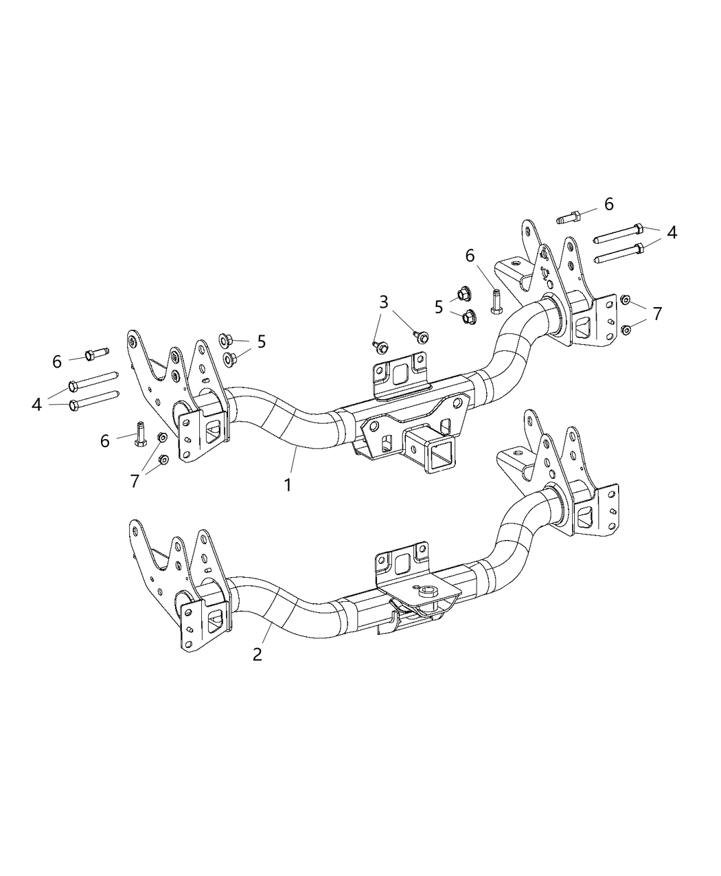 Mopar 68265142AC Hitch-Trailer