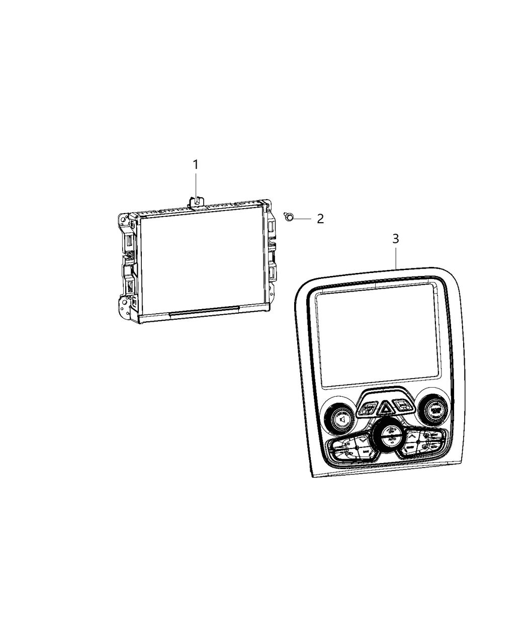 Mopar 68224532AE Radio-Multi Media