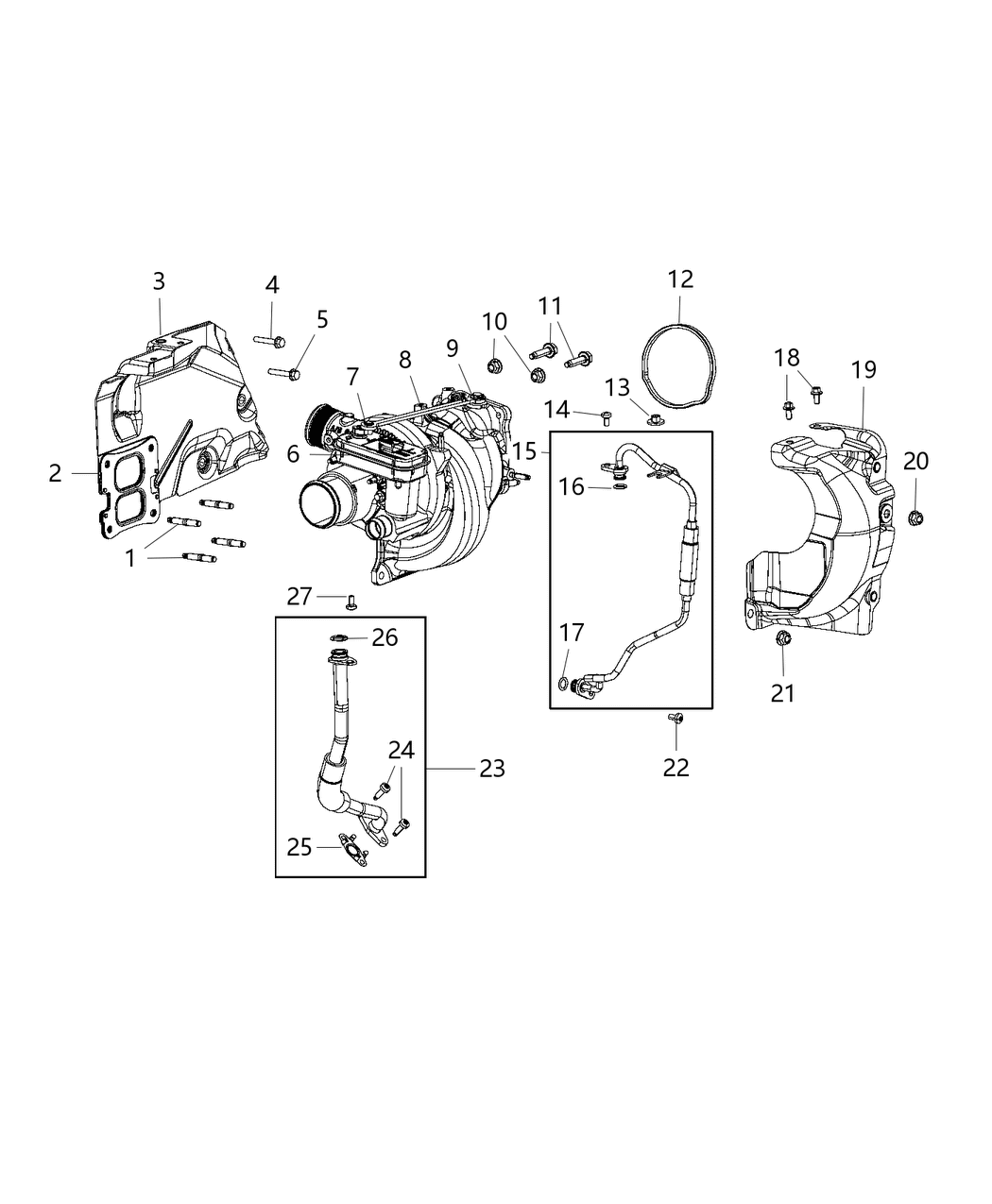 Mopar 5281541AH TURBOCHAR