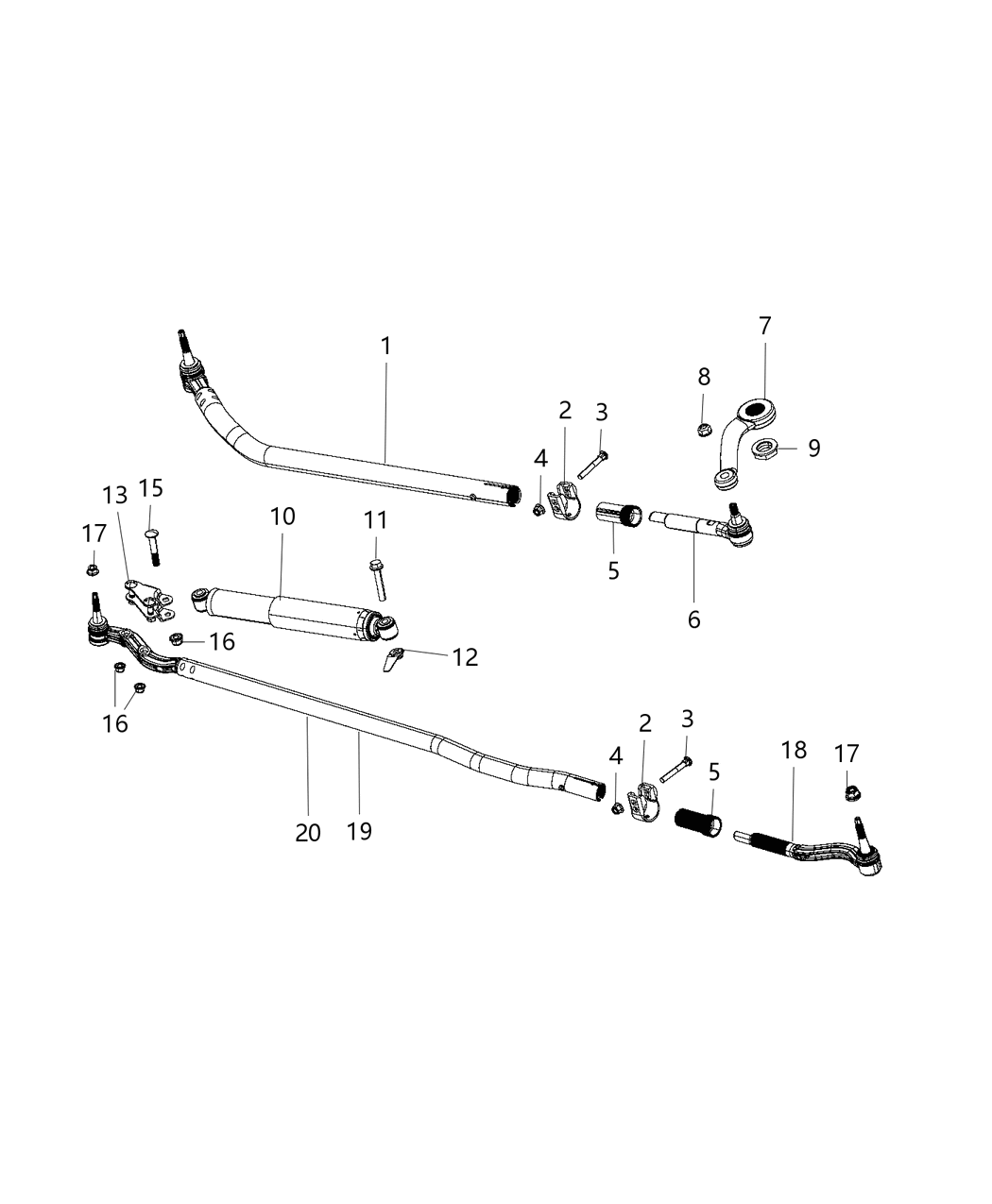 Mopar 68258762AD Tie Rod