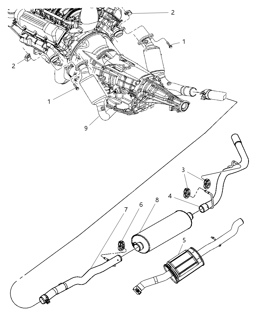 Mopar 52855898AC Converter-Exhaust