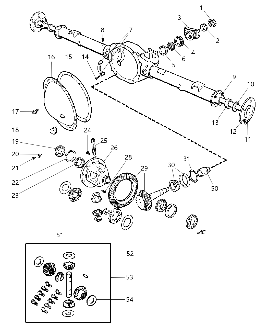 Mopar 5102072AD Housing-Axle