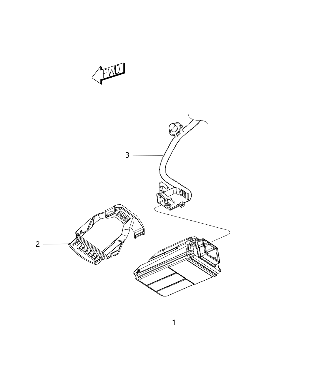 Mopar 68231908AA Camera-Forward Facing