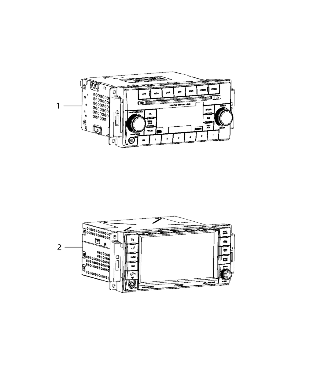 Mopar 5091653AE Radio-Multi Media