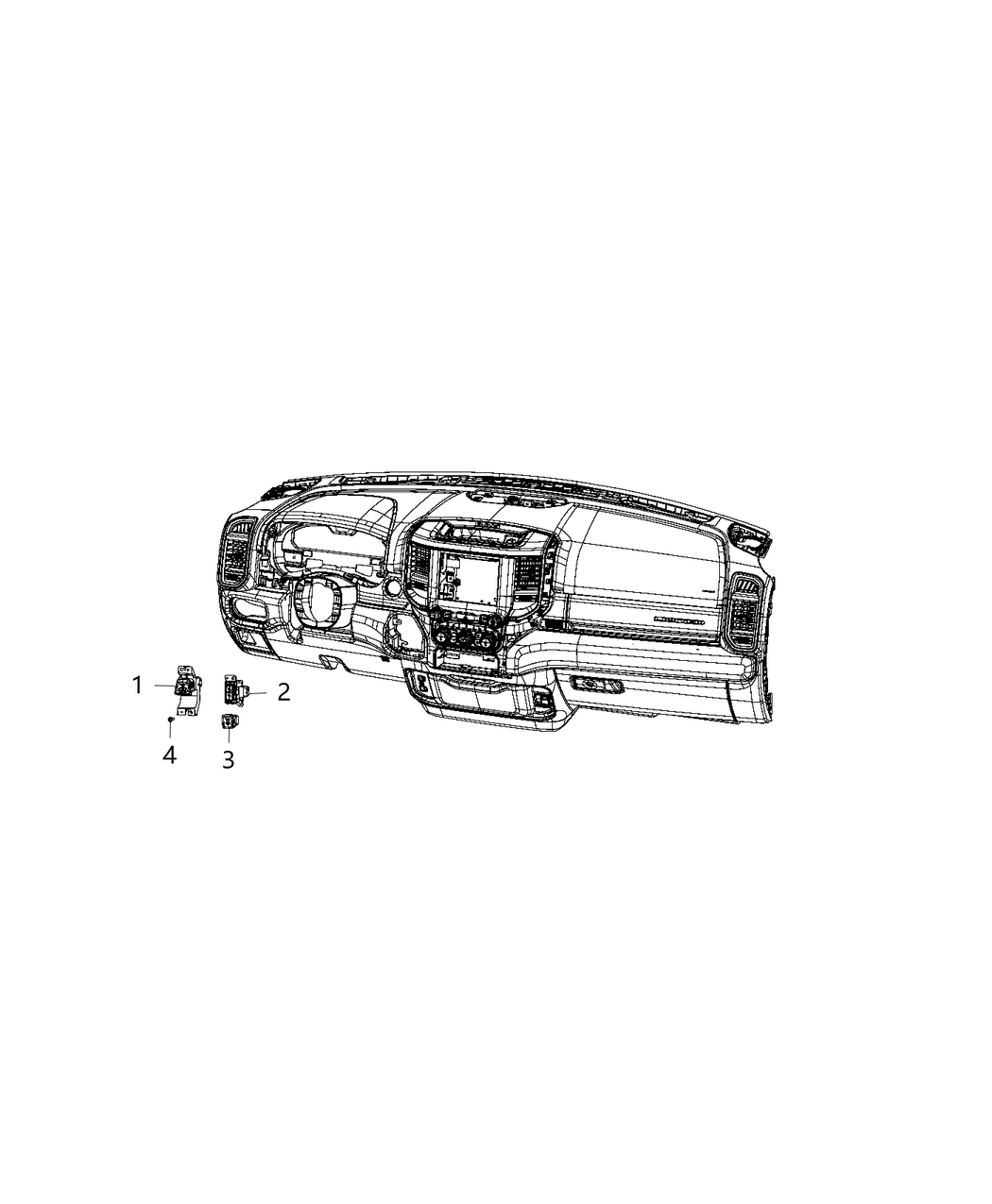 Mopar 68313482AB Switch-Brake