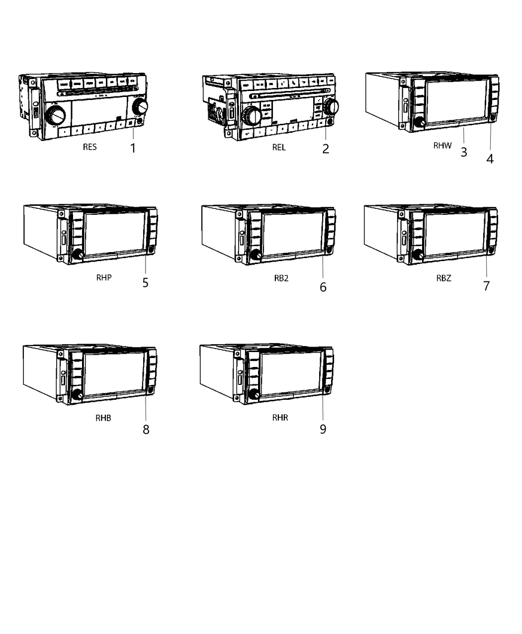 Mopar 5091647AE Radio-AM/FM/DVD/HDD/NAV/SDARS