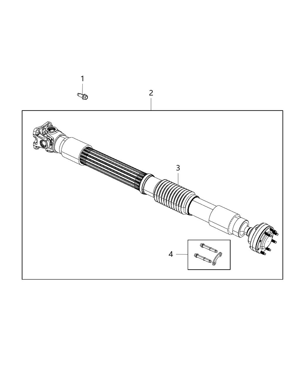 Mopar 68272524AB Drive Shaft