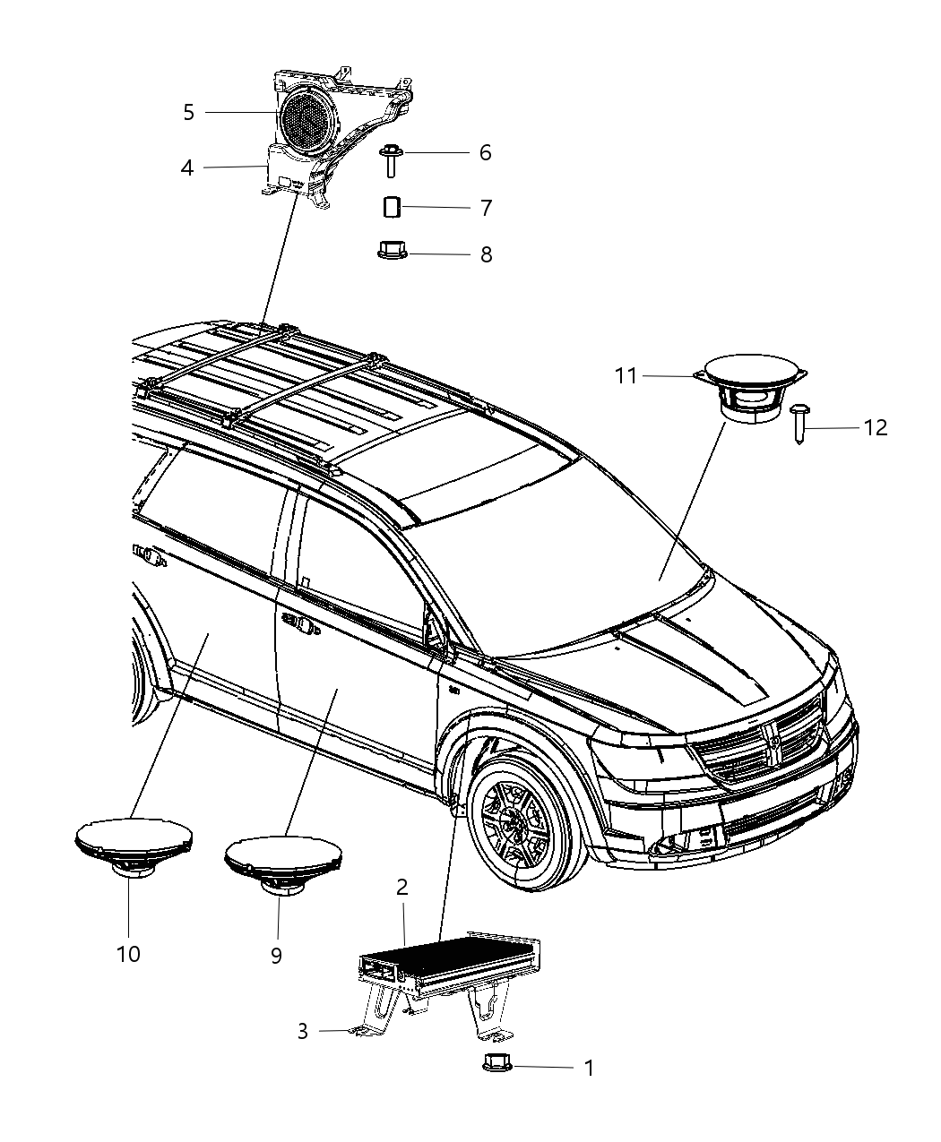 Mopar 5064981AH Amplifier