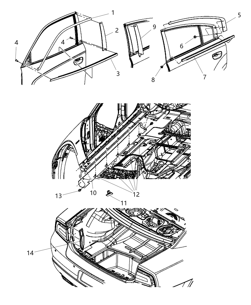 Mopar 1LP86TZZAA CLADDING-SILL