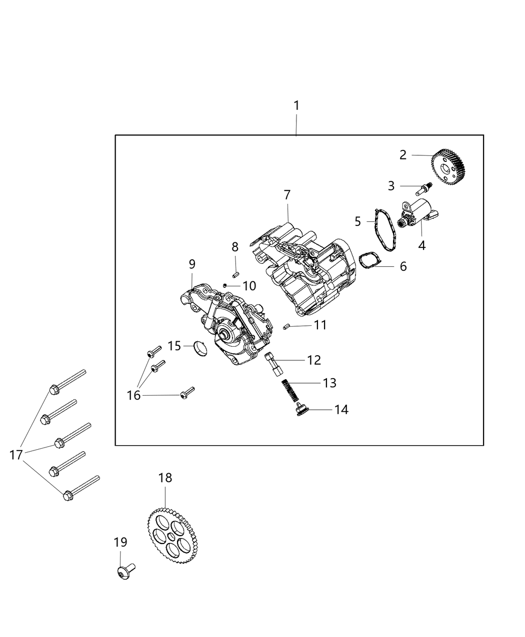 Mopar 4893614AE Pump-Engine Oil