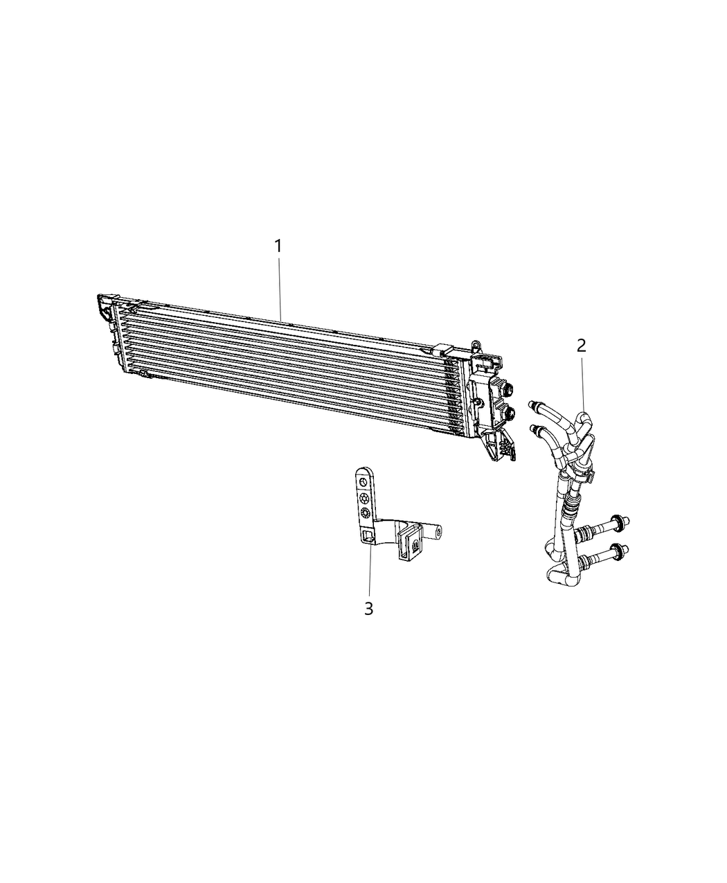 Mopar 68427556AA Tube-Transmission Oil Cooler