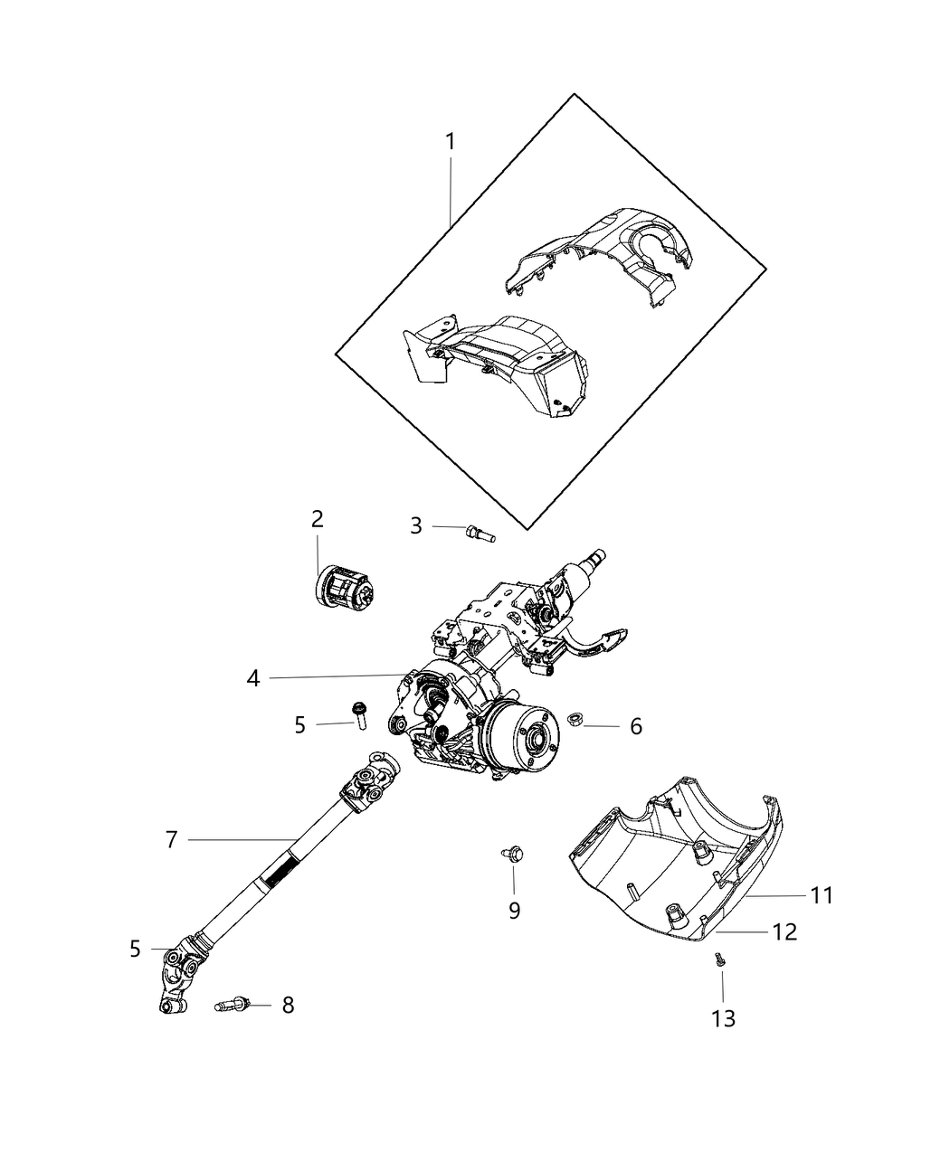 Mopar 68276903AM Steering