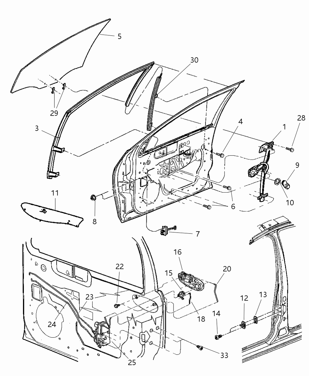 Mopar 5015219AC Window Regulator Motor