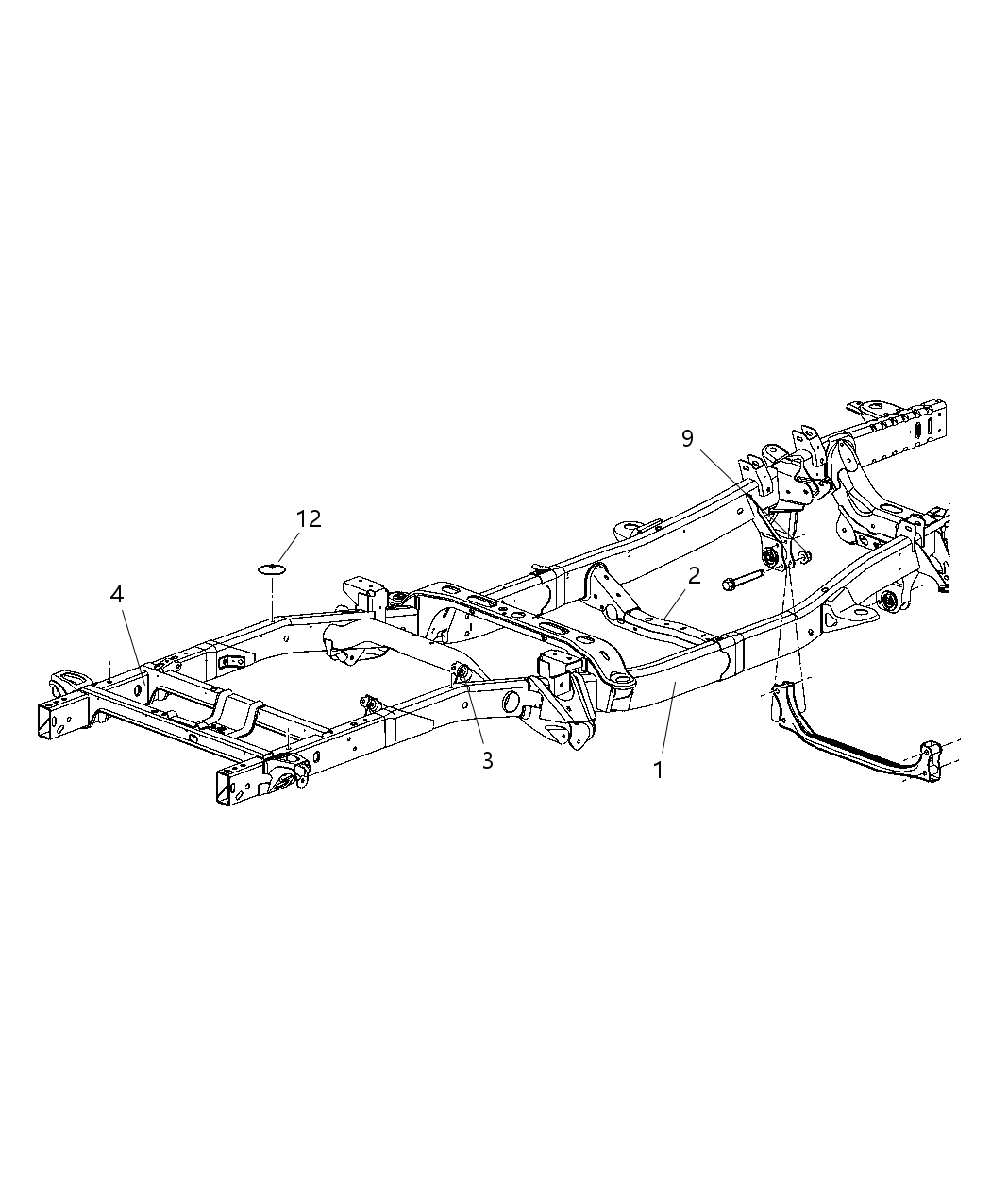 Mopar 52021553AI Frame-Chassis