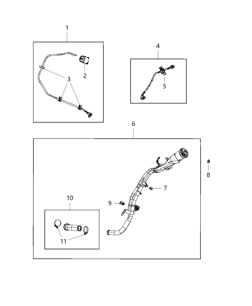 Mopar 52030325AC Fuel Filler