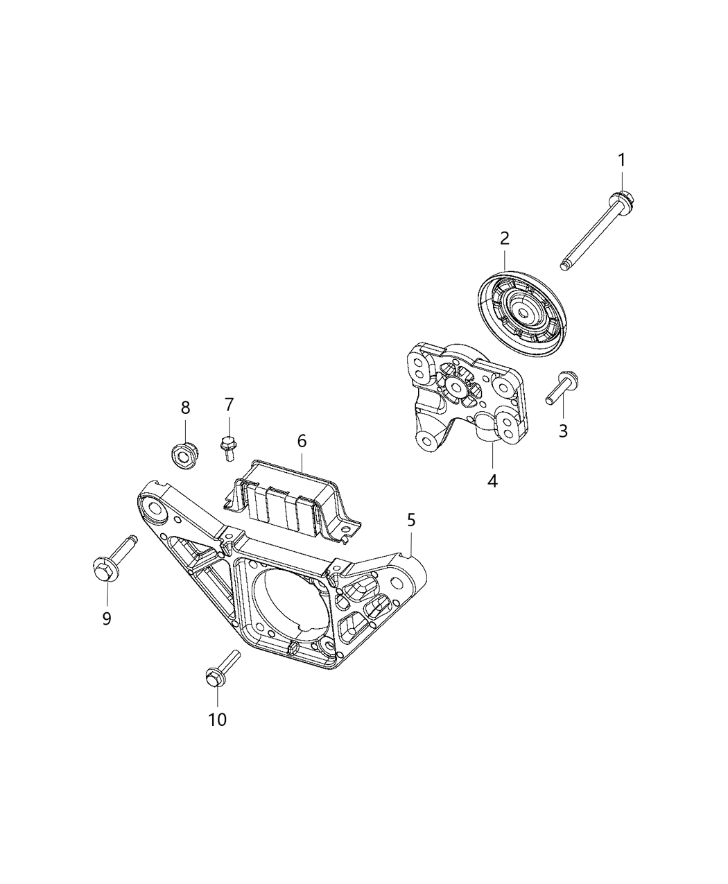 Mopar 68155099AD Bracket-Differential