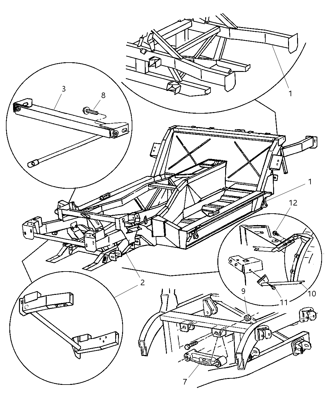 Mopar 4855232AC Frame