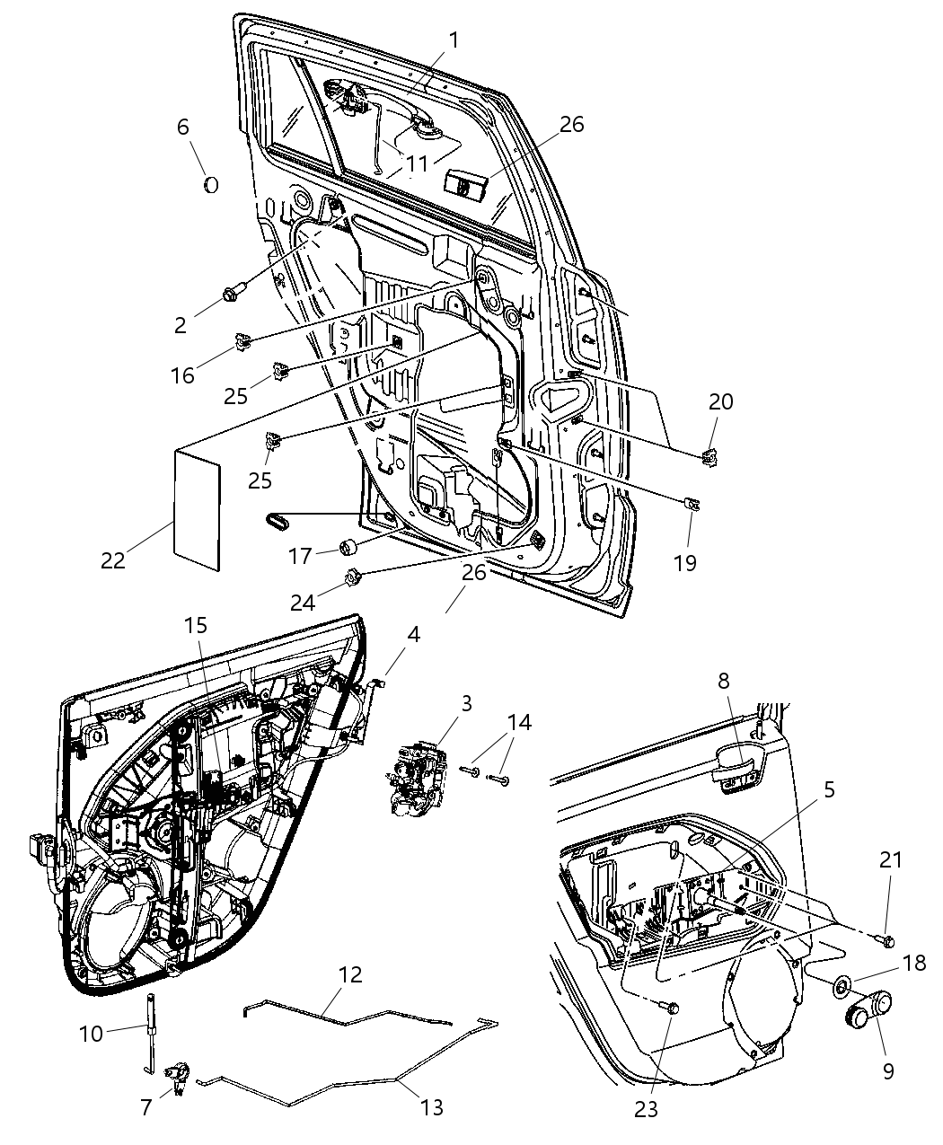 Mopar XU80AJCAE Handle-Exterior Door