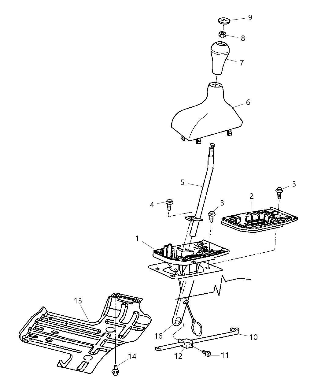 Mopar 52022046AC CROSSMEMBER-SKID Plate