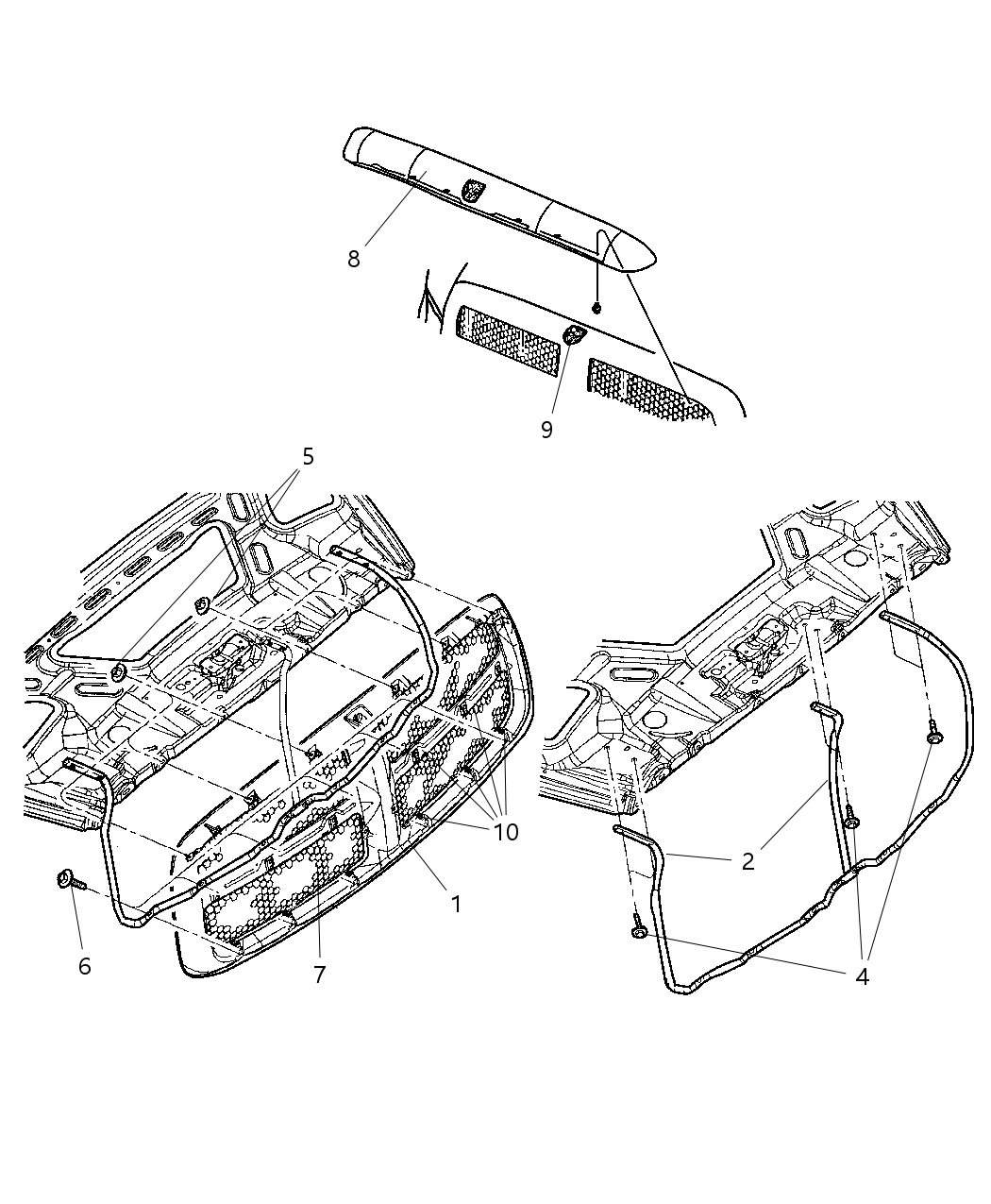 Mopar 55077186AC Grille-Radiator Grille