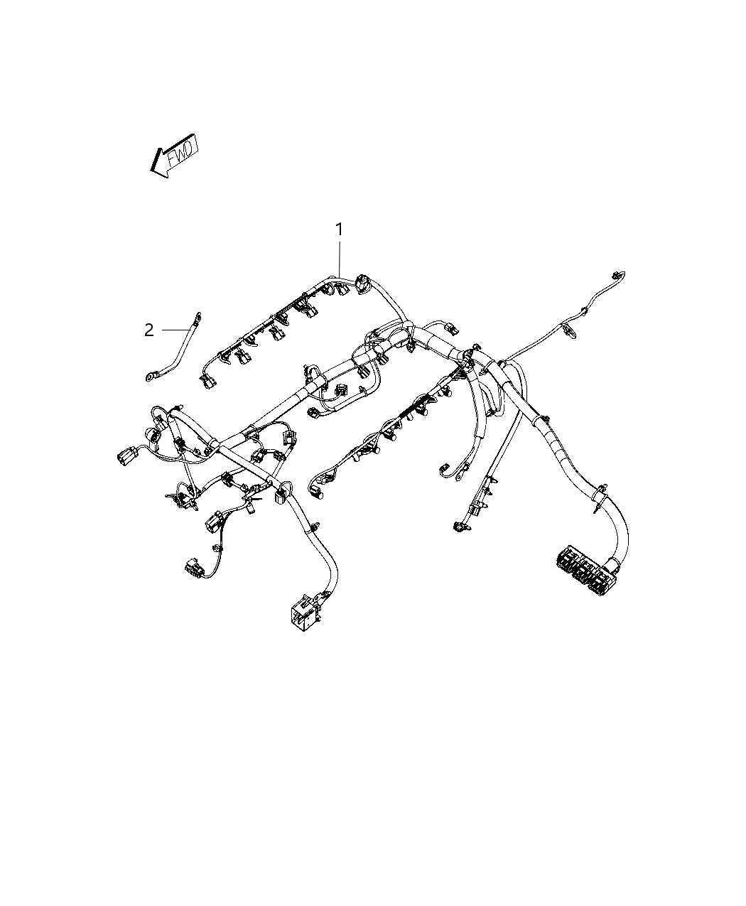 Mopar 5035143AD Wiring-Engine