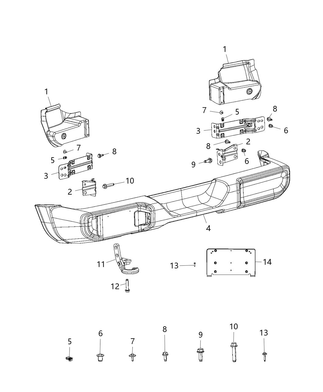 Mopar 68349680AC Panel-Close Out