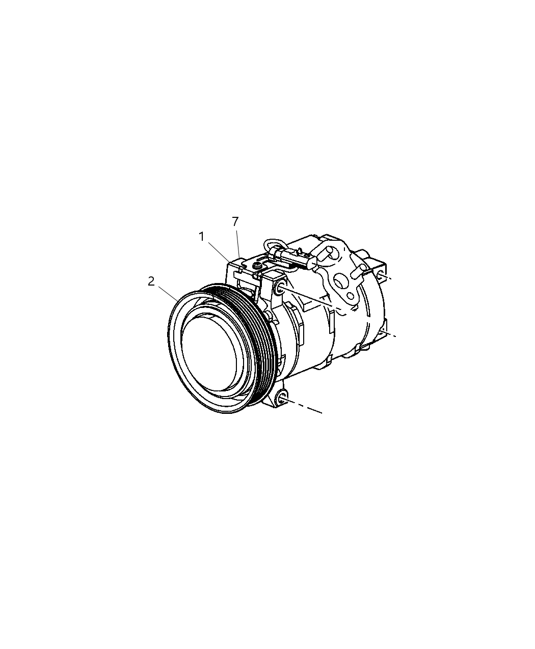 Mopar 5005450AE COMPRES0R-Air Conditioning