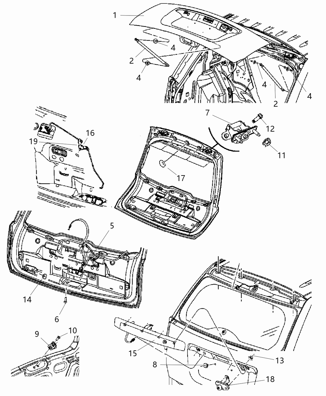 Mopar ZH33KGZAK Bar-Light Support