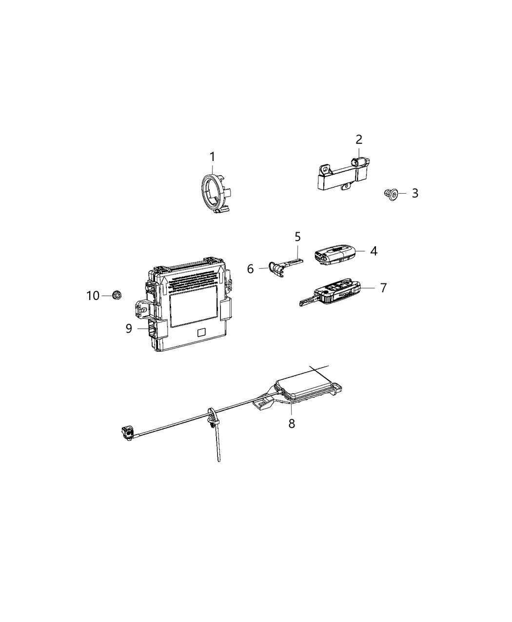 Mopar 68286842AD Receiver-Hub