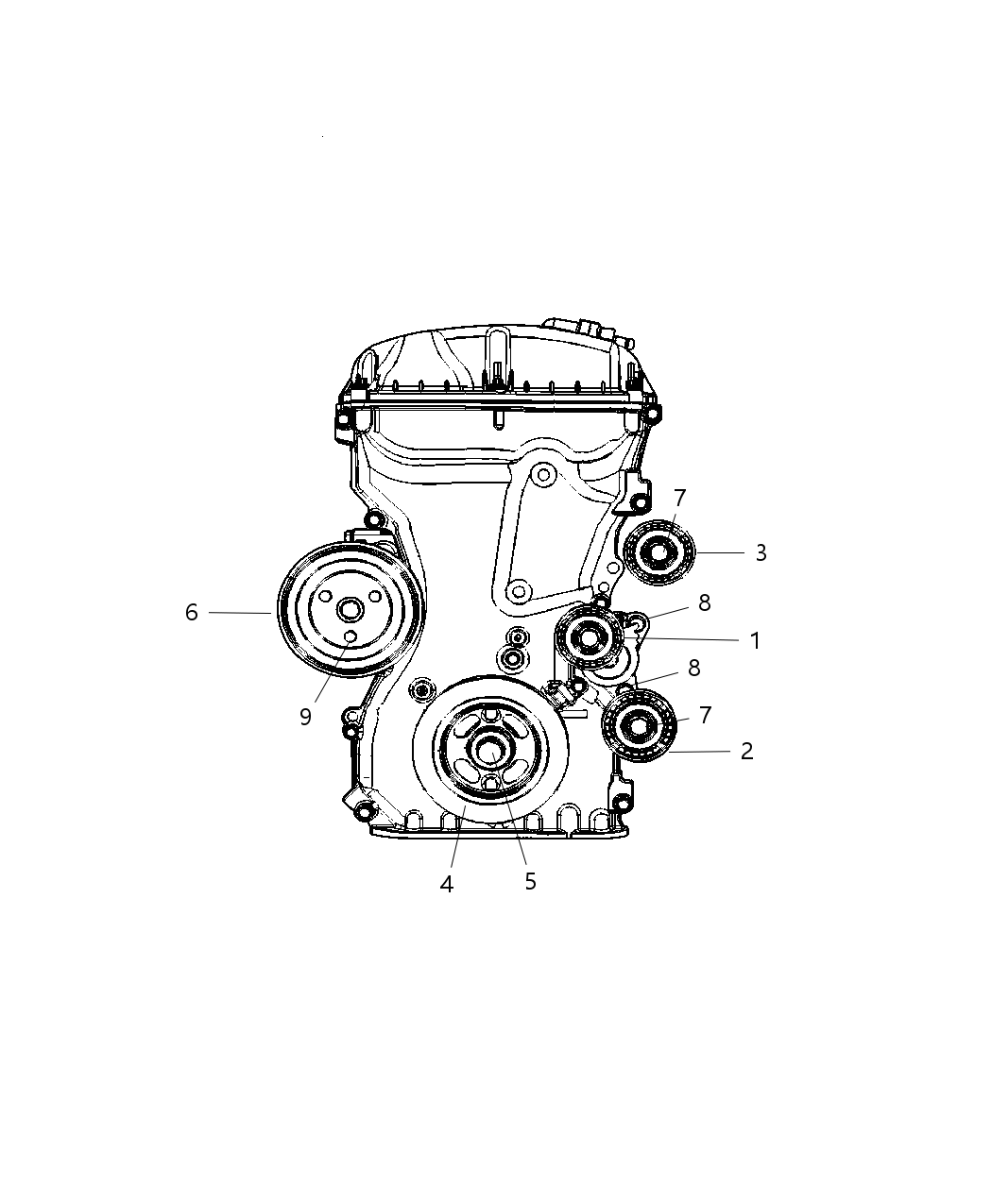 Mopar 4891976AB TENSIONER-Belt