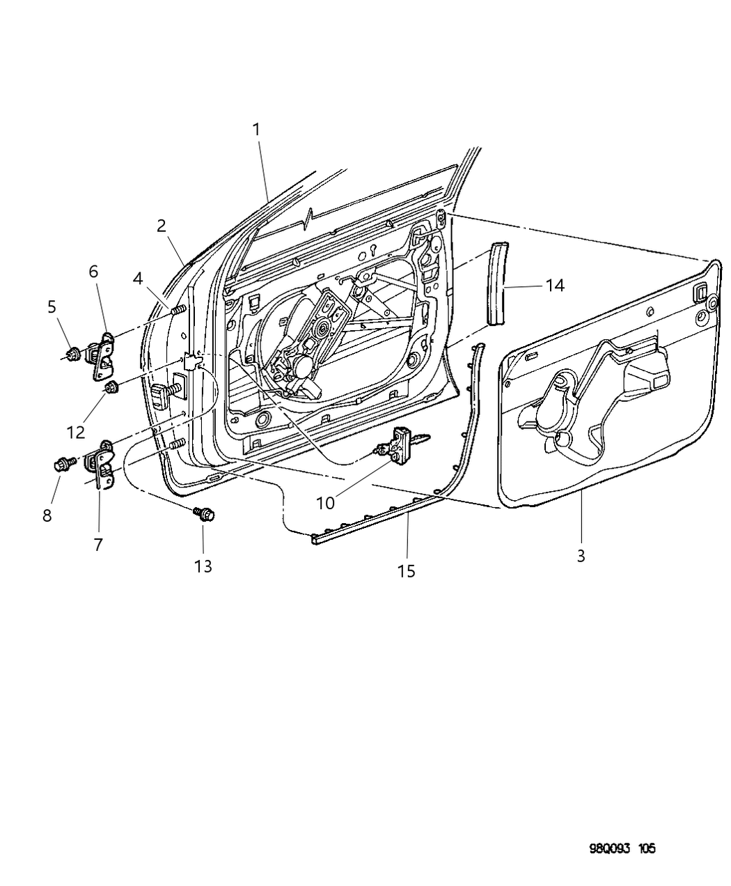 Mopar 4574272AC Panel-Door Outer