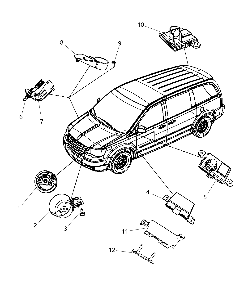 Mopar 5026075AA Receiver-Alarm