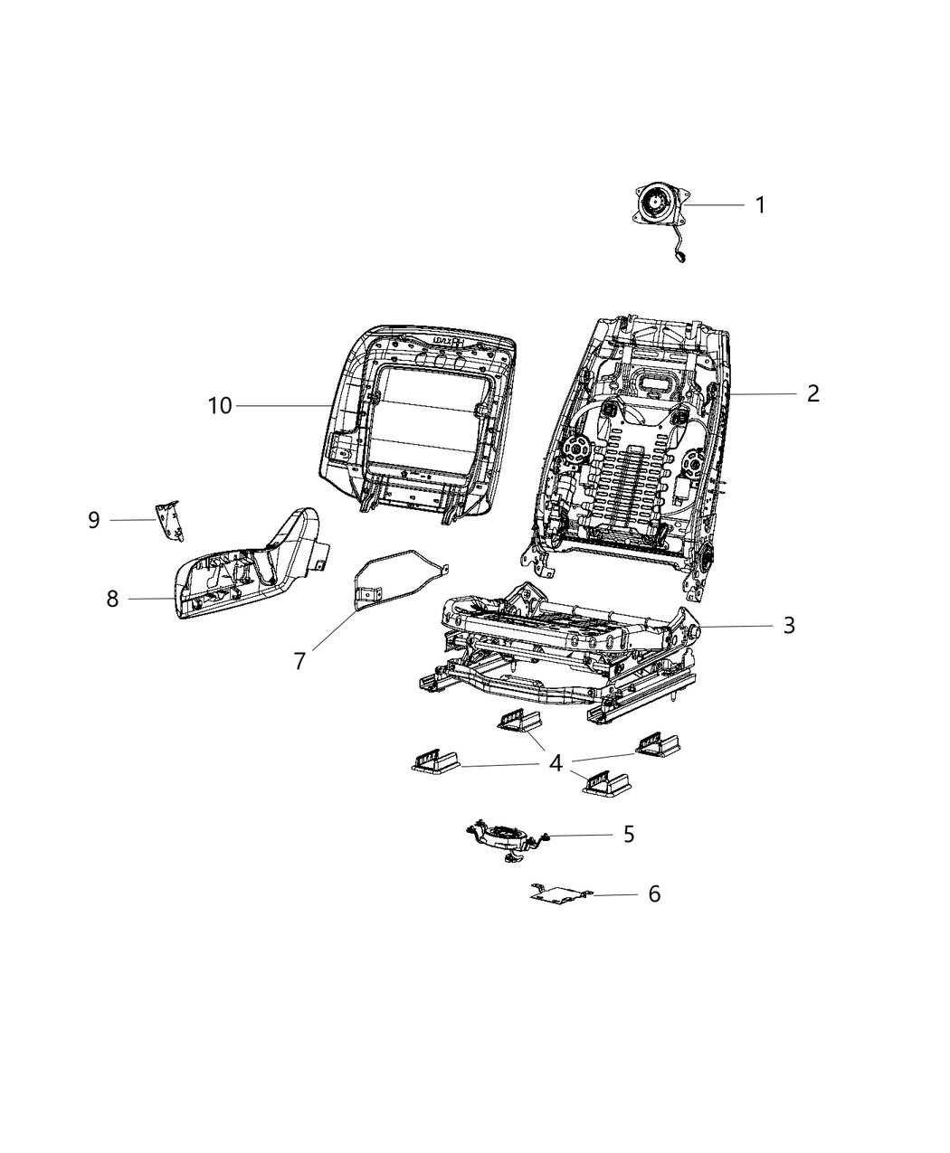 Mopar 68159130AA ADJUSTER-Power Seat