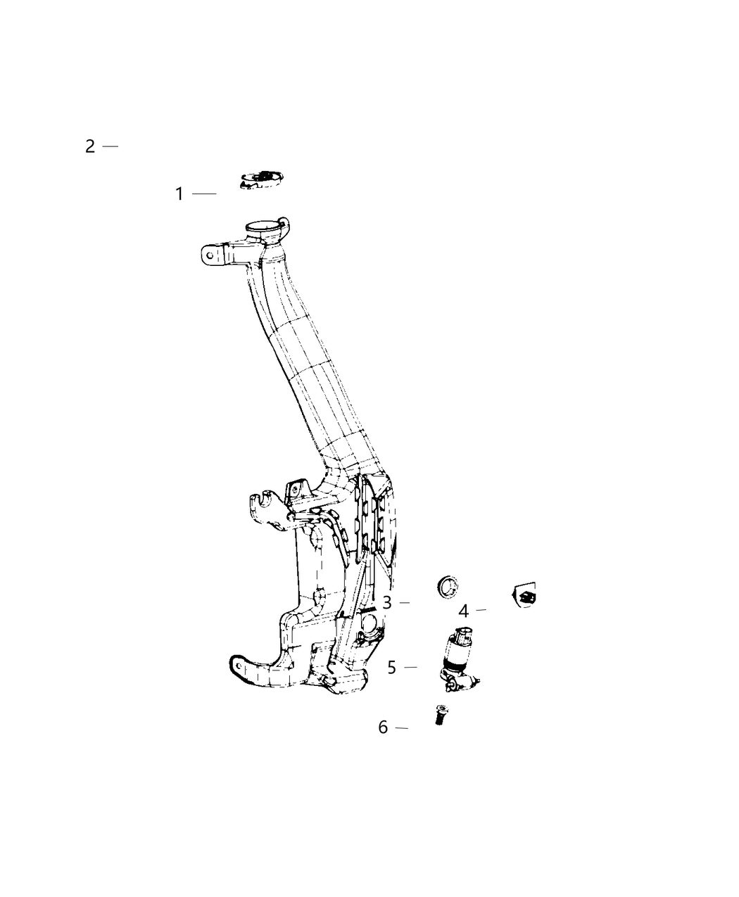 Mopar 68529391AA Windshield Washer