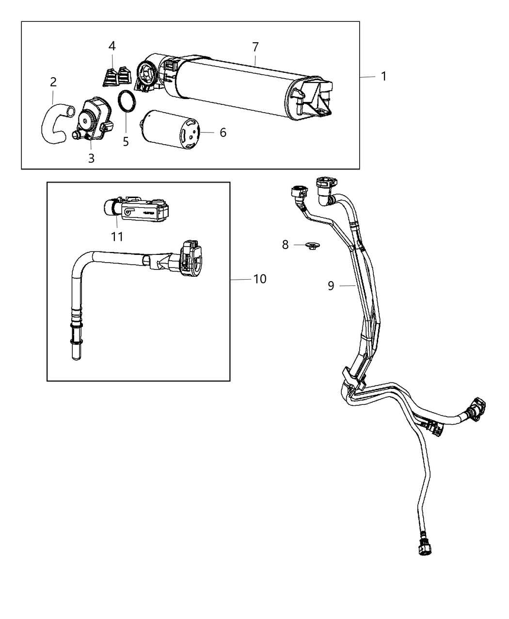 Mopar 68421012AA CANISTER-Vapor