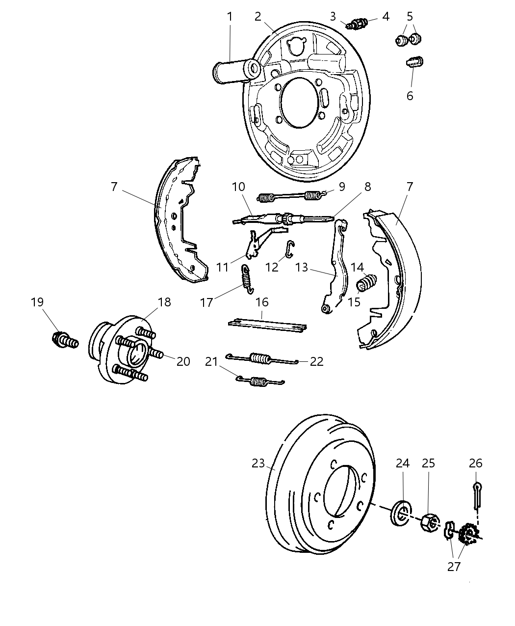 Mopar 4877263AG Drum-Brake